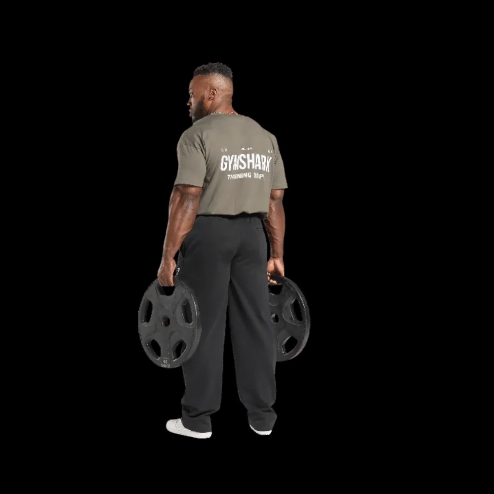 Gymshark Power Training Dept. T-Shirt Camo Brown - HypeFly India View 3