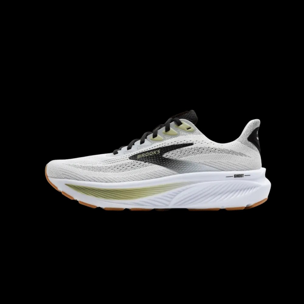 Brooks Ghost 17 White Black Tea - HypeFly India View 3