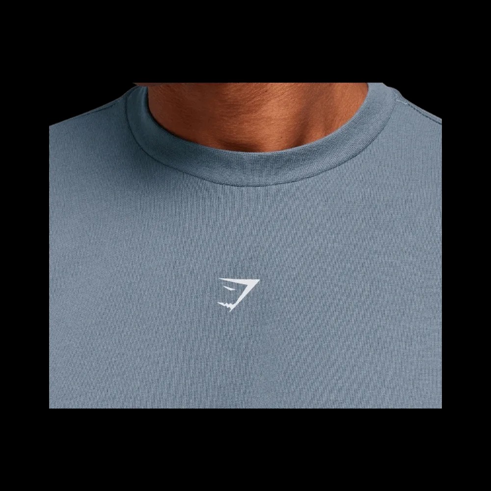 Gymshark Lifting Club Flex T-Shirt Iron Blue - HypeFly India View 5