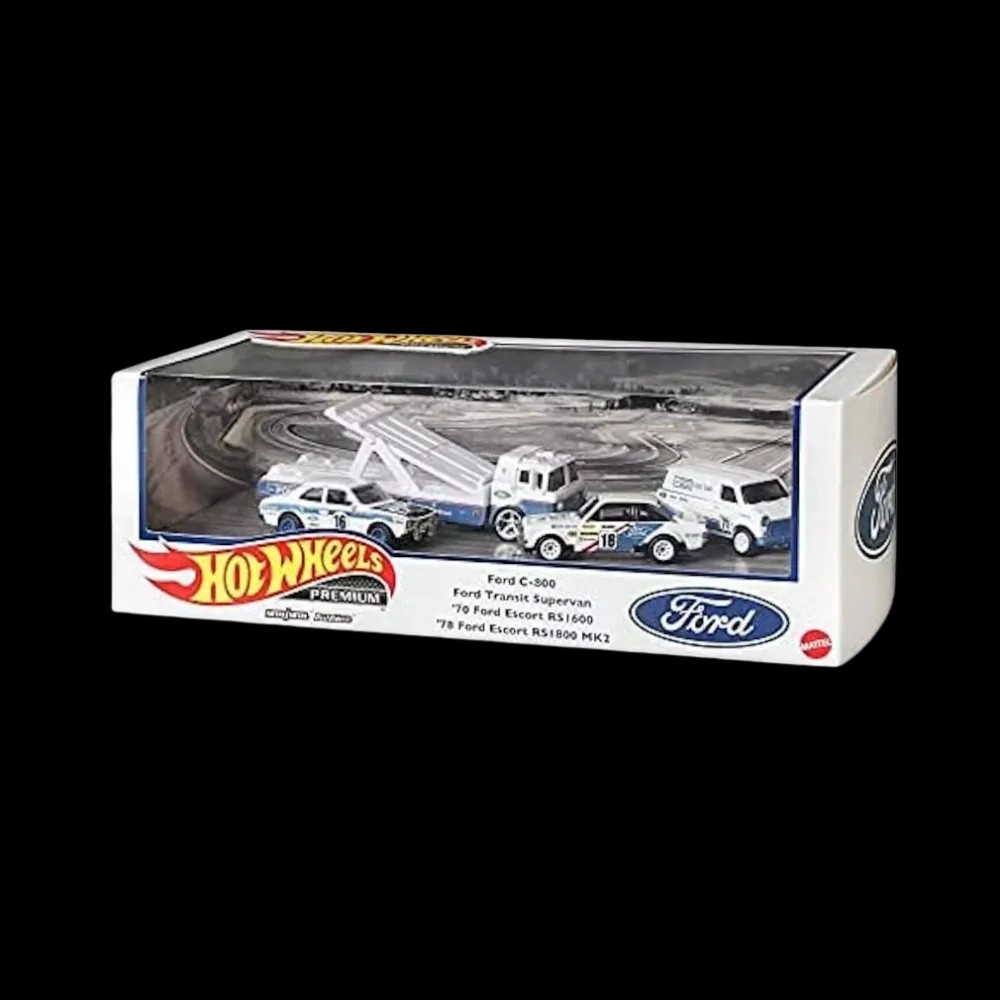 Hot Wheels Premium Collectors Ford Set White Blue - HypeFly India View 1
