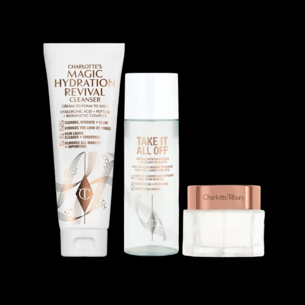 Charlotte Tilbury Cleanse, Take It All Off & Glow Set - HypeFly India View 1