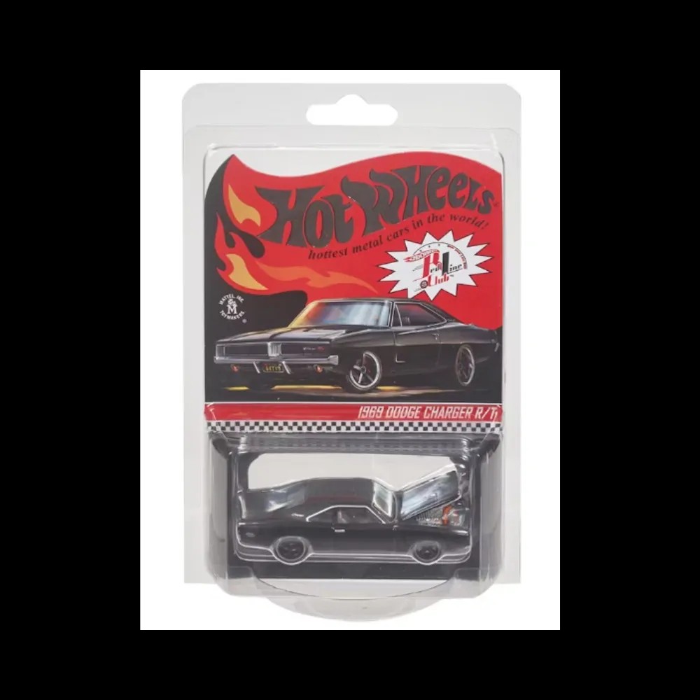 Hot Wheels 1969 Dodge Charger R/T Spectraflame Black - HypeFly India View 1