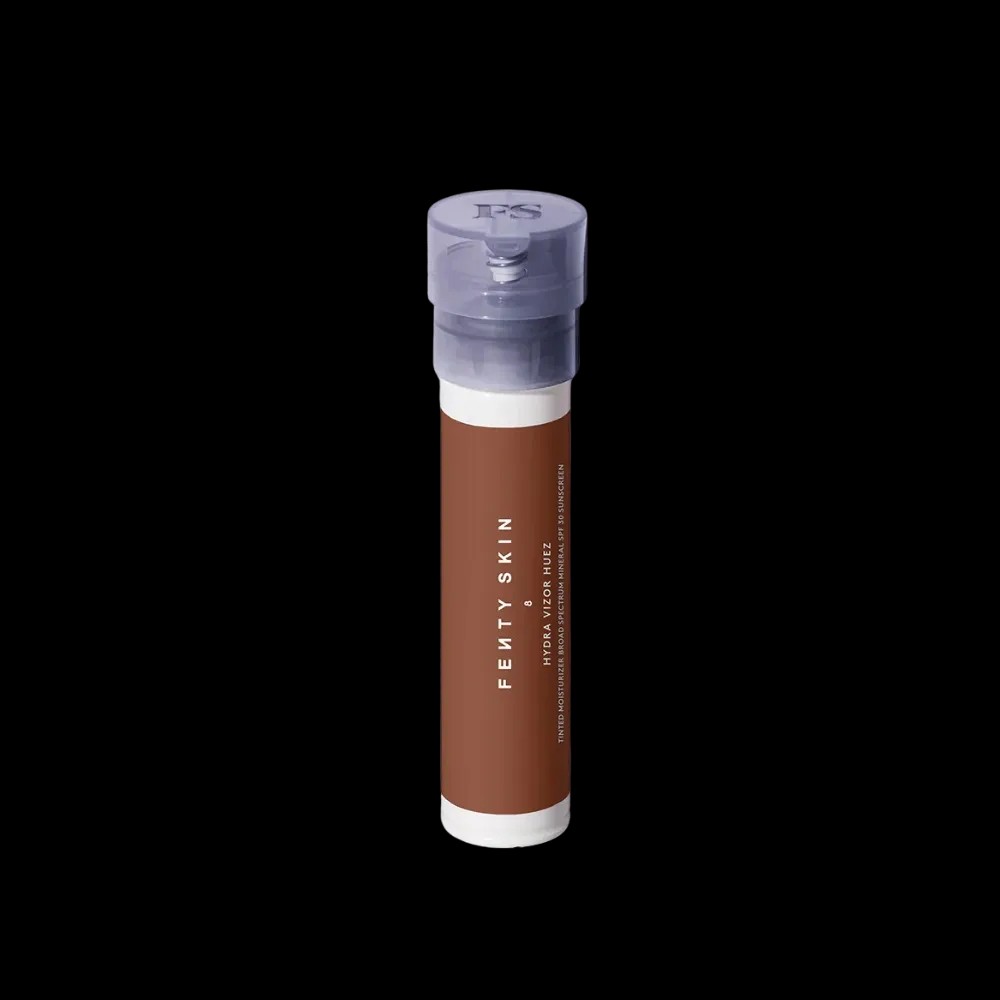 Fenty Hydra Vizor Huez Tinted Moisturizer Broad Spectrum Mineral SPF 30 Sunscreen Refill 8 - Medium Deep - HypeFly India View 1