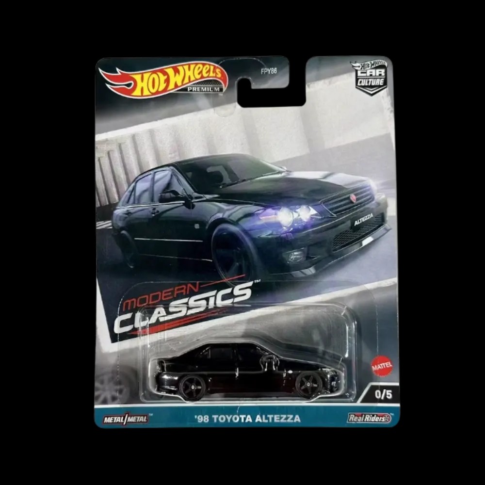 Hot Wheels Premium '98 Toyota Altezza Modern Classics Chase Black - HypeFly India View 1