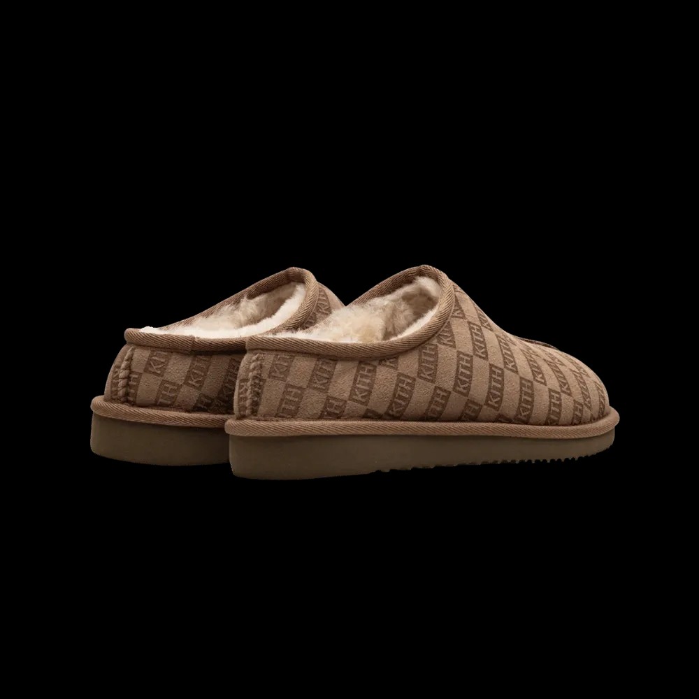 Kith Monogram Shearling Slippers - Loft - HypeFly India View 4