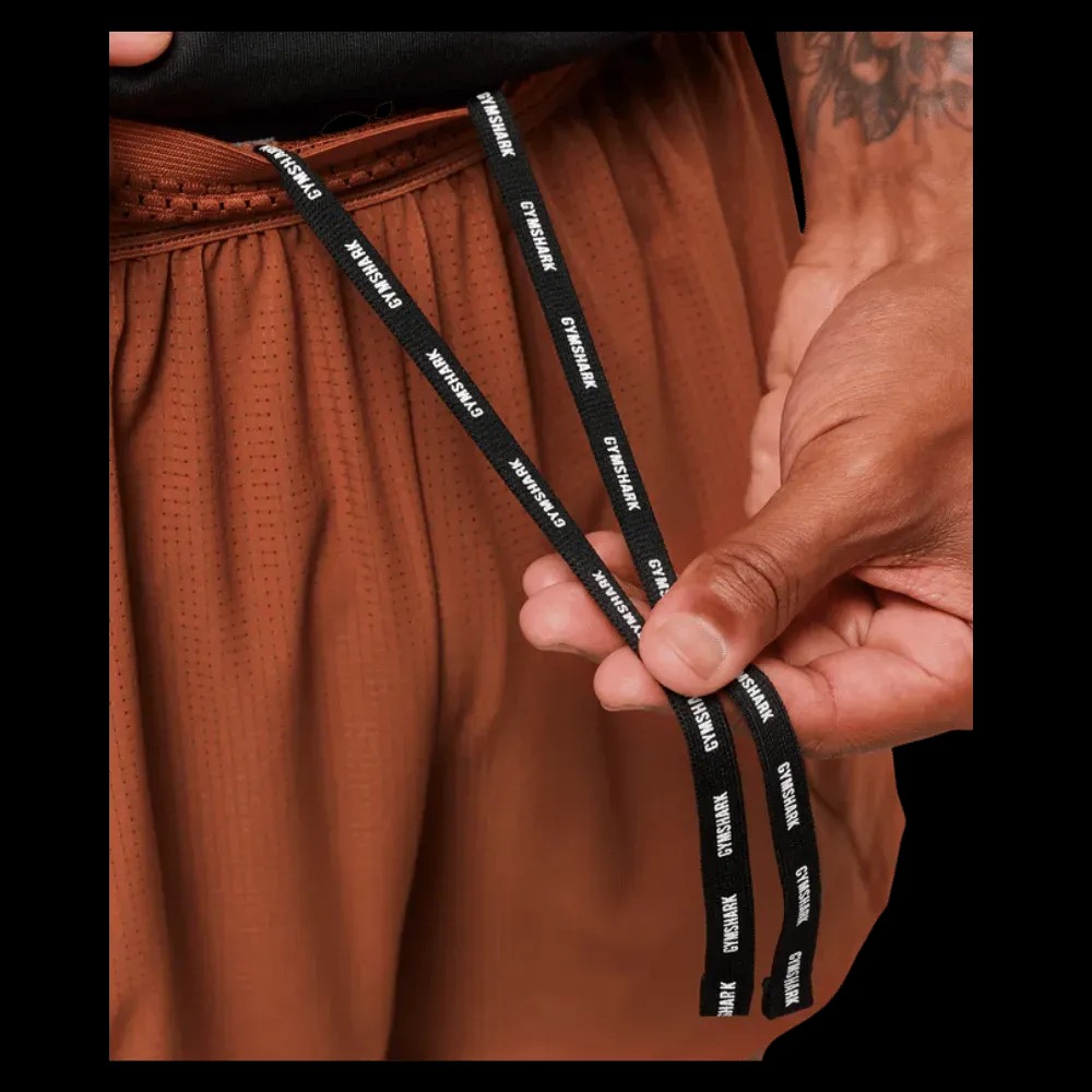 Gymshark Running Short 5" Spiced Brown - HypeFly India View 3