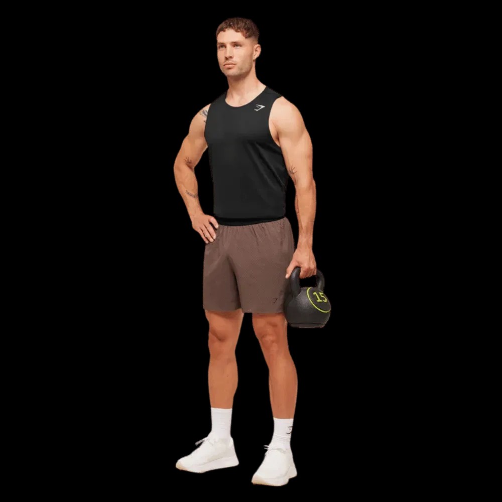 Gymshark Sport Zero 5" Short Soft Brown - HypeFly India View 4