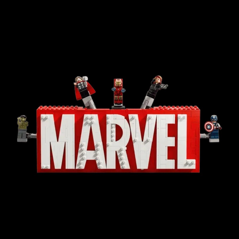 Lego MARVEL Logo & Minifigures - HypeFly India View 4