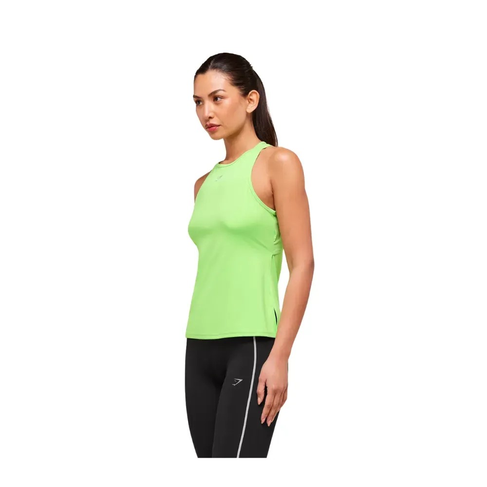 Gymshark Running Back Vent Tank Gelato Green - HypeFly India View 3