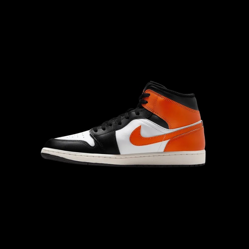 Nike Air Jordan 1 Mid Black Toe Starfish - HypeFly India View 3