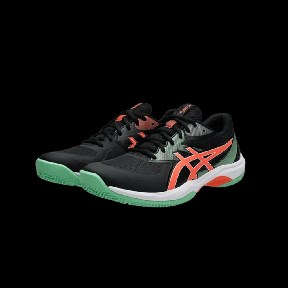 ASICS GAME FF PADEL Black Vivid Coral - HypeFly India View 3