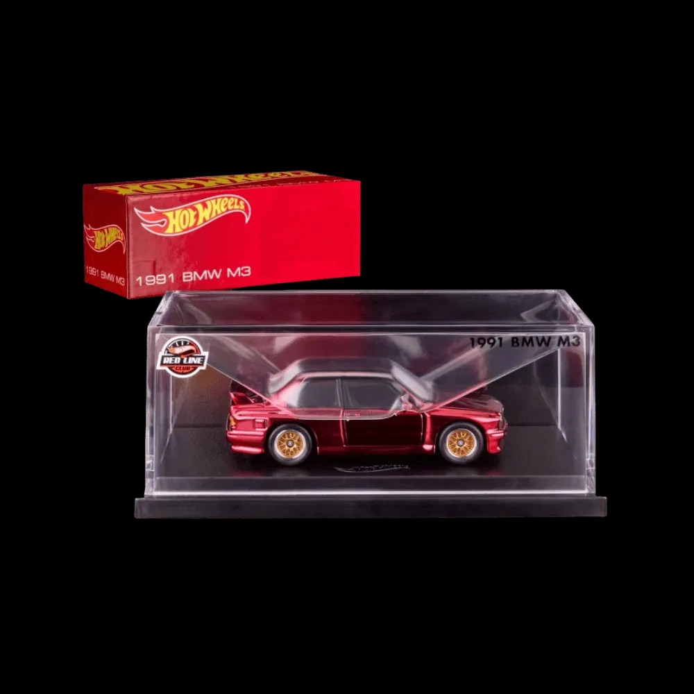 Hot Wheels RLC Exclusive 1991 BMW M3 Red - HypeFly India View 1