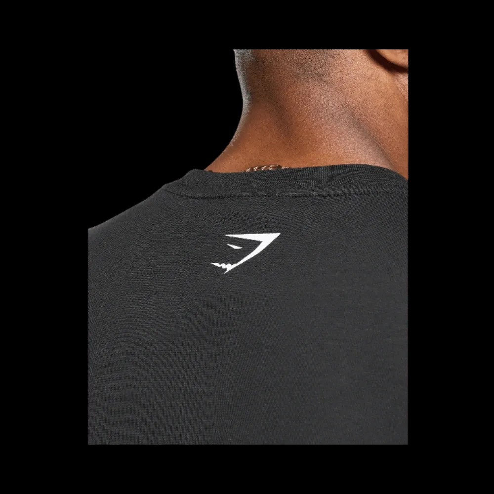 Gymshark Strength Department Animal Oversized T-Shirt Black - HypeFly India View 4