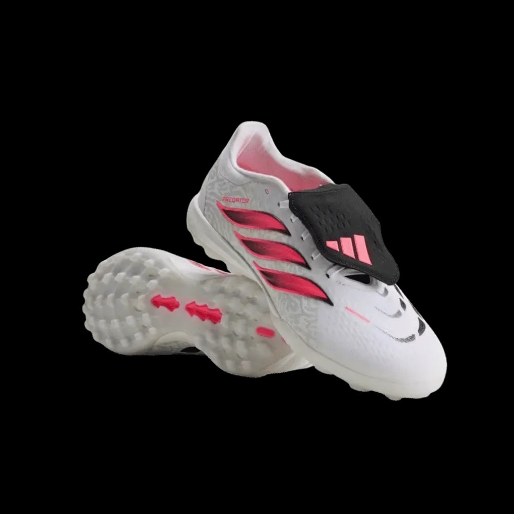 Adidas Predator Pro Fold-Over Tongue Turf Soccer Cleats Cloud White - HypeFly India View 4