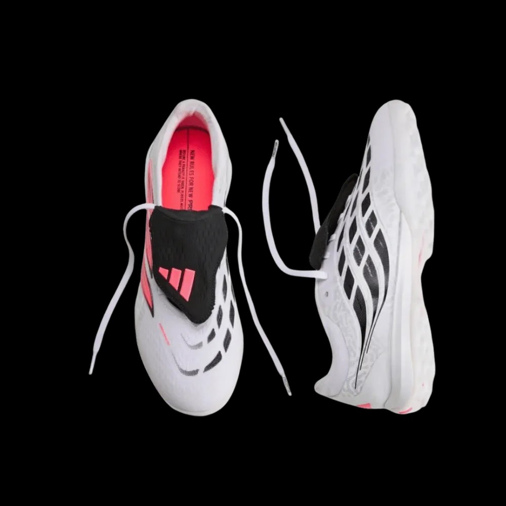 Adidas Predator Pro Fold-Over Tongue Turf Soccer Cleats Cloud White - HypeFly India View 3