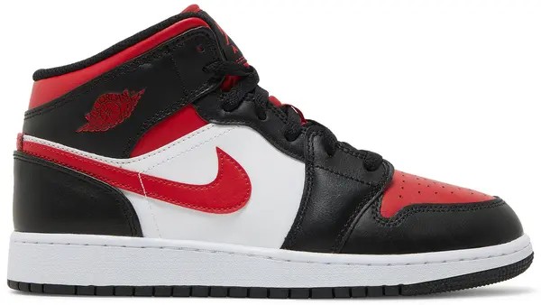 Air Jordan 1 Mid 'Black Fire Red' - HypeFly India View 1