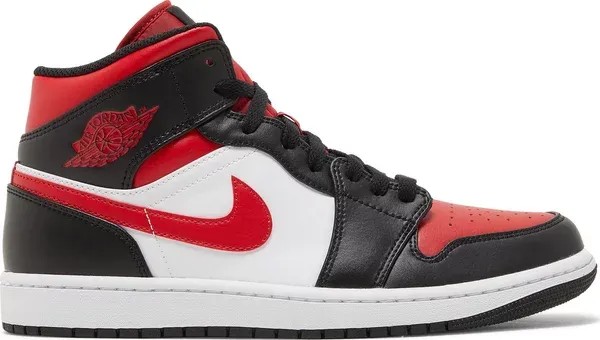 Air Jordan 1 Mid 'Bred Toe' - HypeFly India View 1