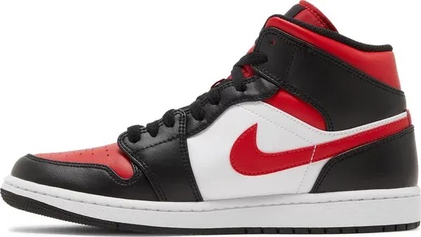 Air Jordan 1 Mid 'Bred Toe' - HypeFly India View 4
