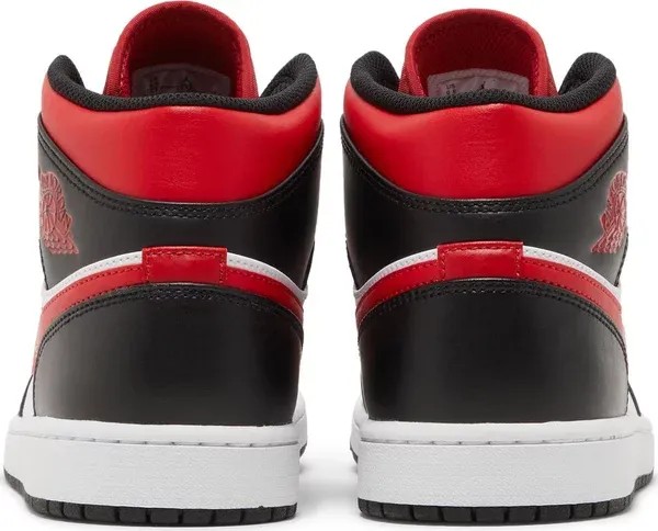 Air Jordan 1 Mid 'Bred Toe' - HypeFly India View 3