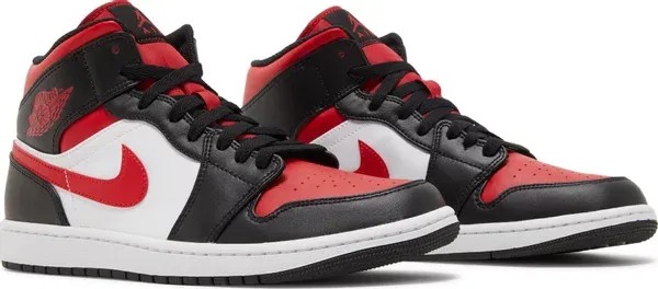 Air Jordan 1 Mid 'Bred Toe' - HypeFly India View 2