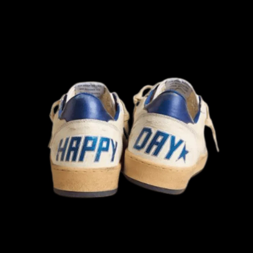 Golden Goose Ball Star 'White Black Blue' - HypeFly India View 4