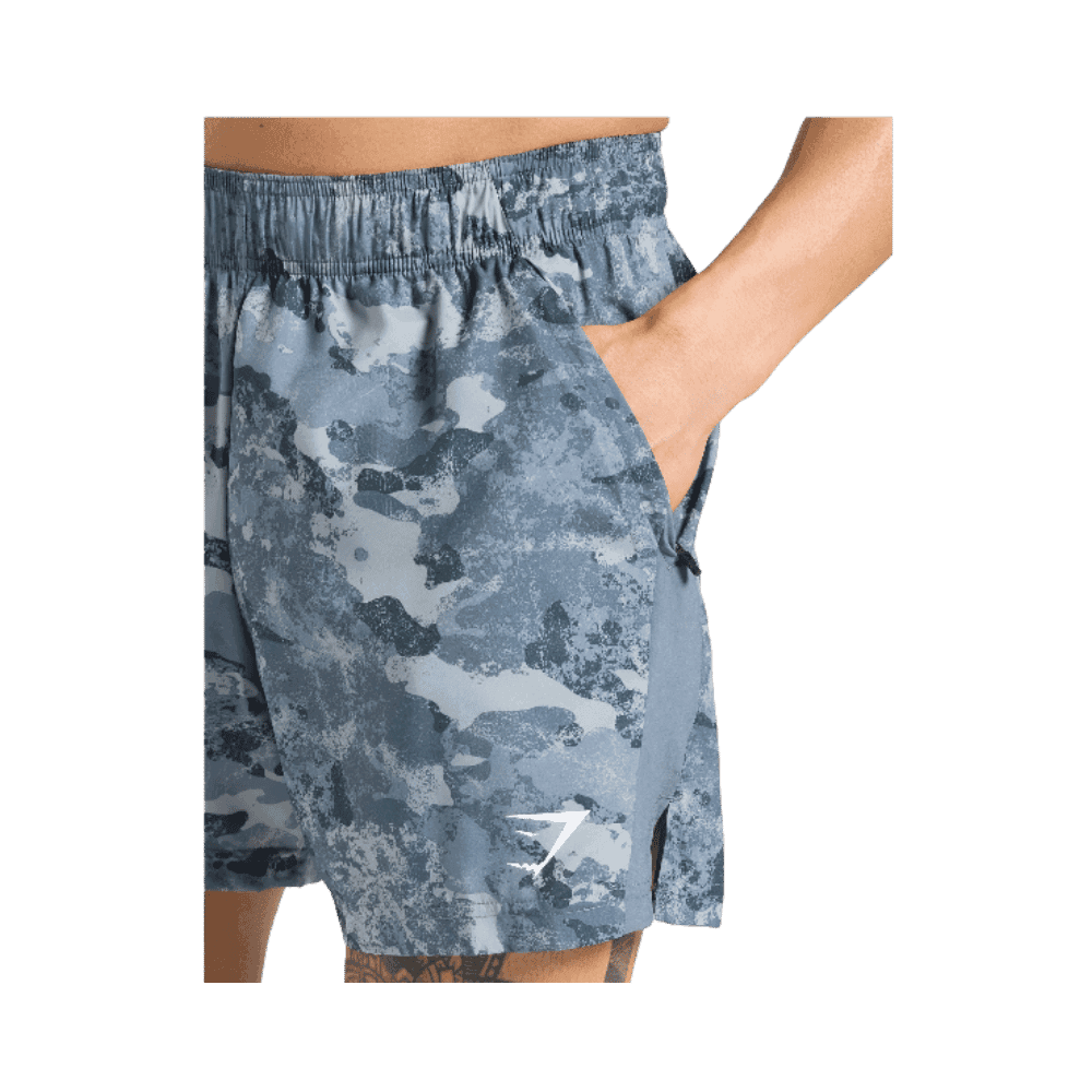 Gymshark Sport 5" Shorts Denim Grey - HypeFly India View 2