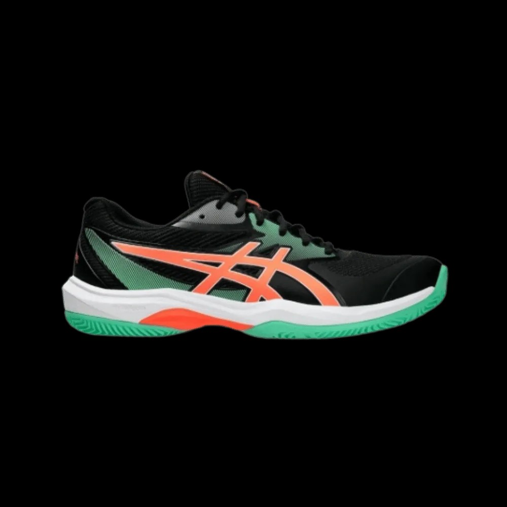 ASICS GAME FF PADEL Black Vivid Coral - HypeFly India View 1