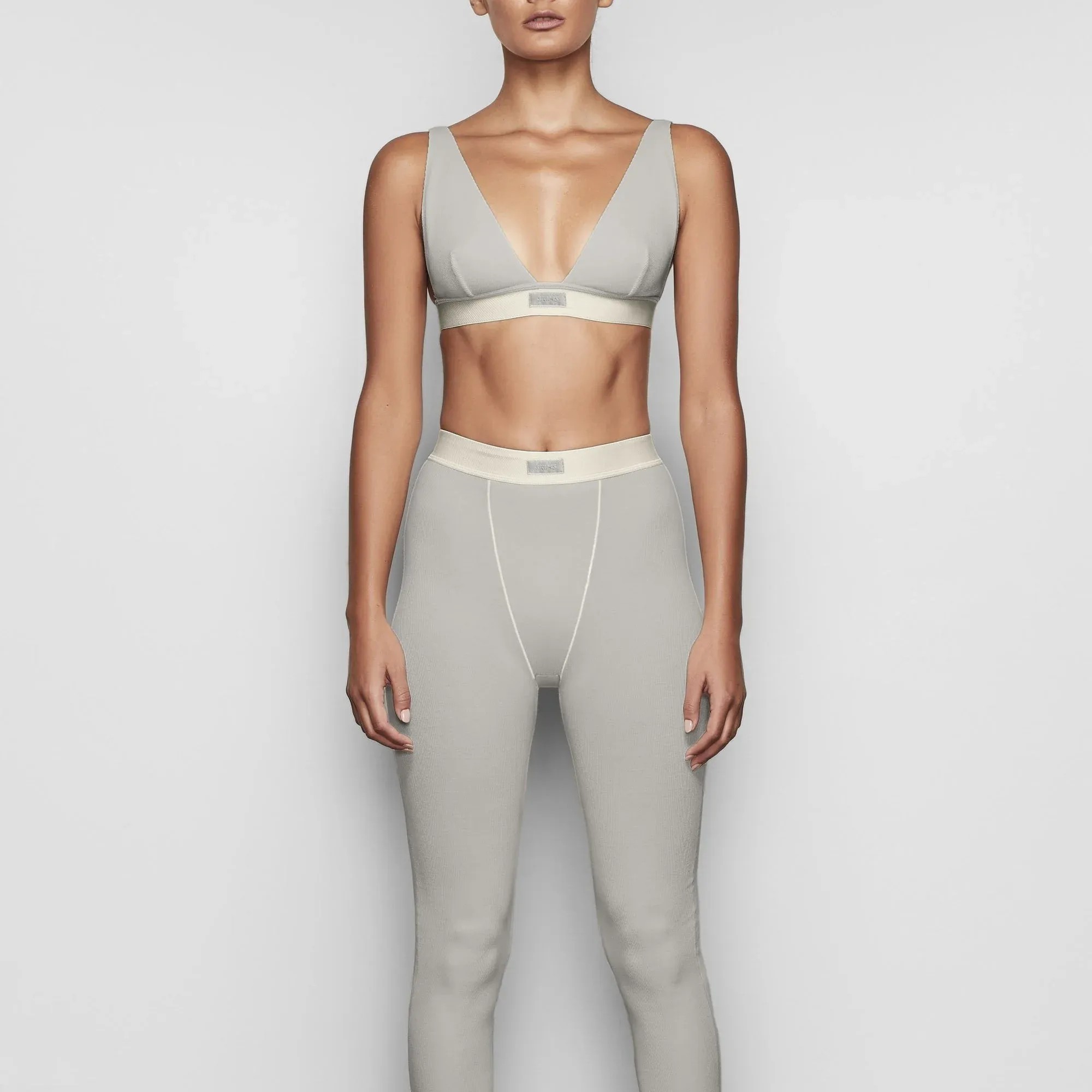 Skims Cotton Rib Legging Mineral - HypeFly India View 2