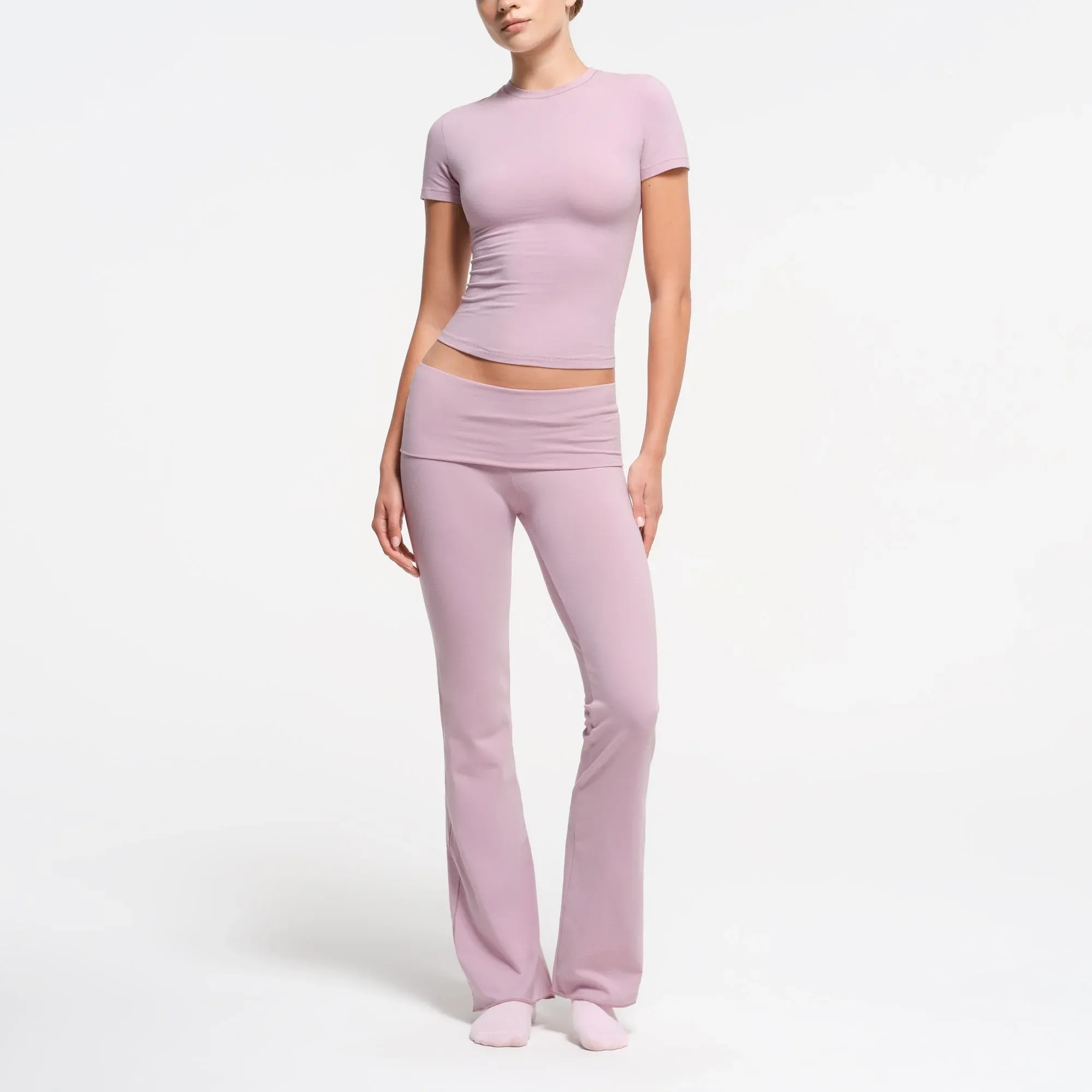 Skims Cotton Jersey T-shirt Dusk - HypeFly India View 3