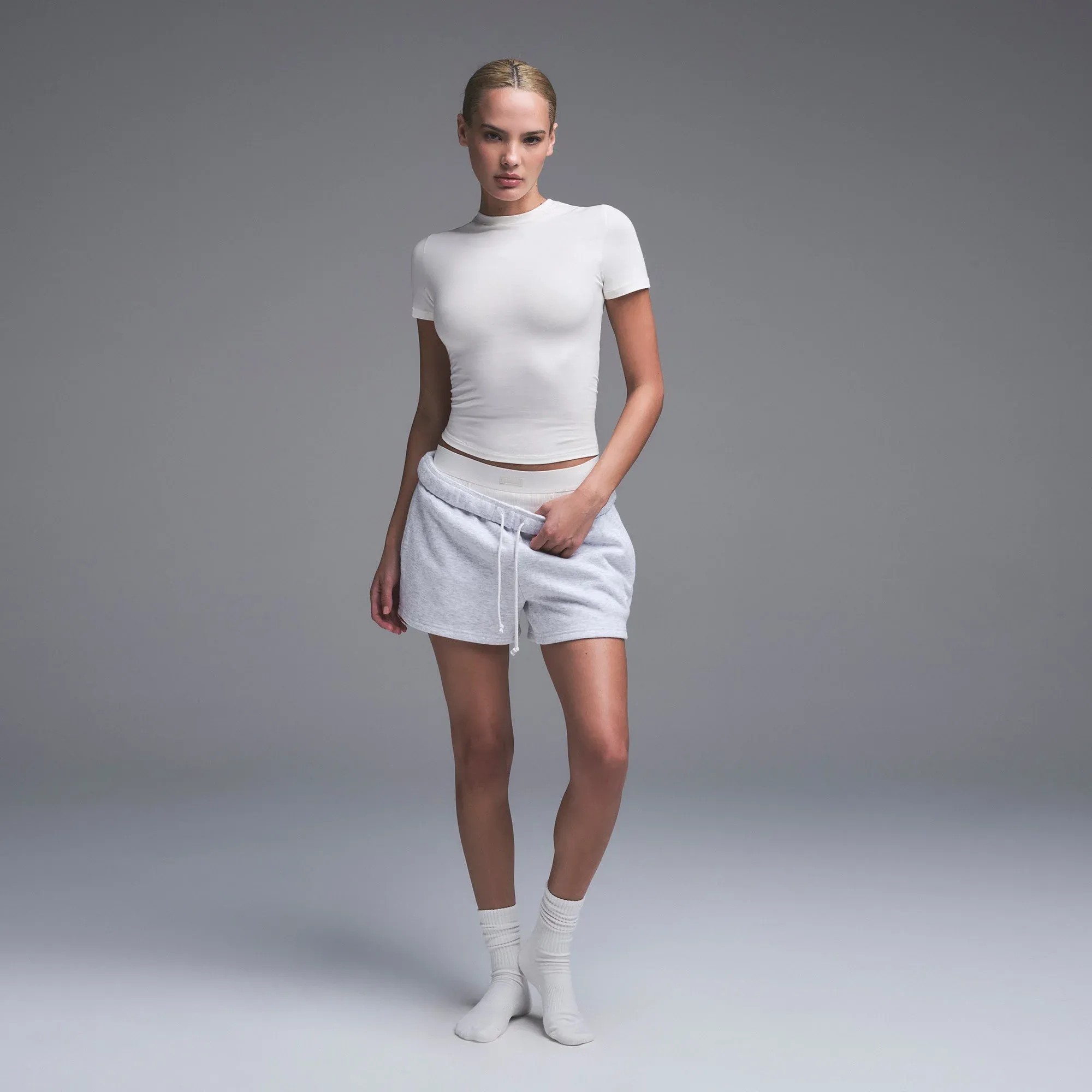 Skims Cotton Jersey T-shirt Marble - HypeFly India View 2