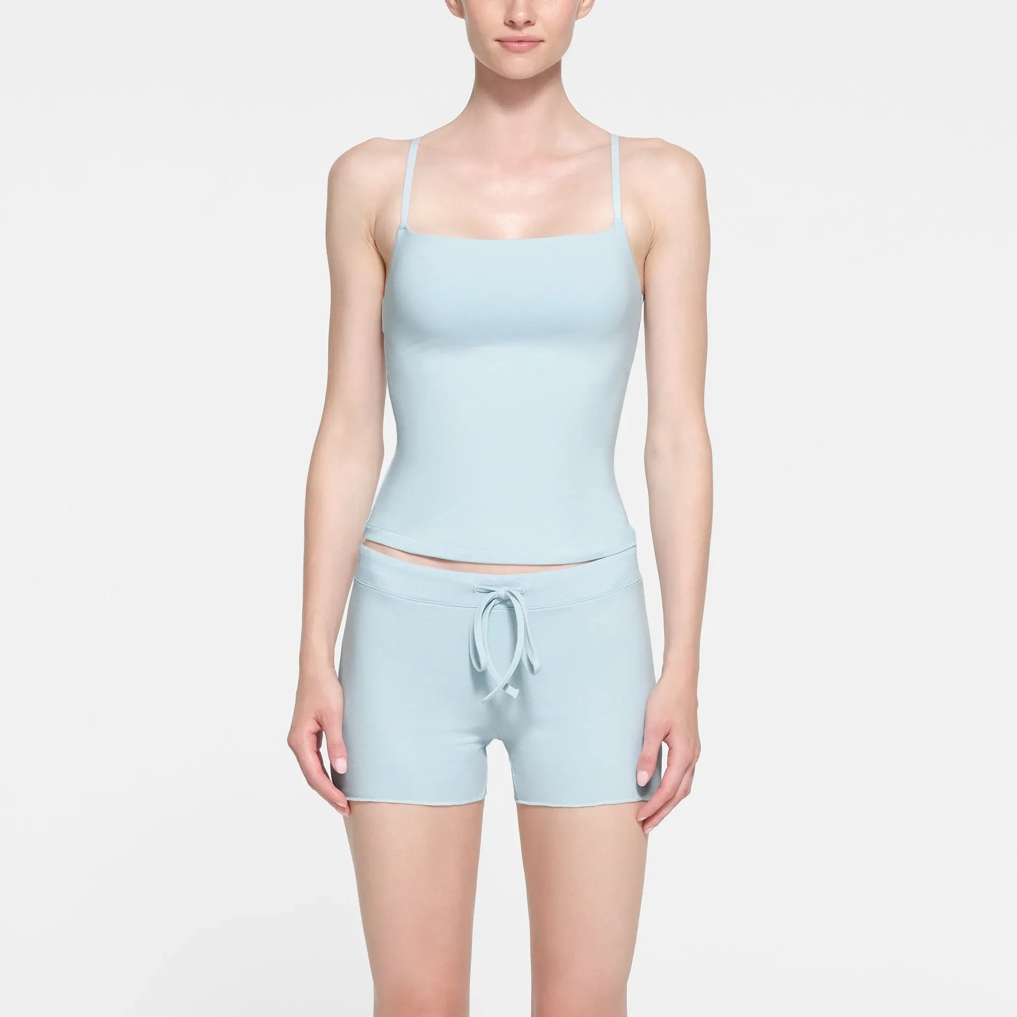 Skims Cotton Jersey Short Sugar Opal - HypeFly India View 3