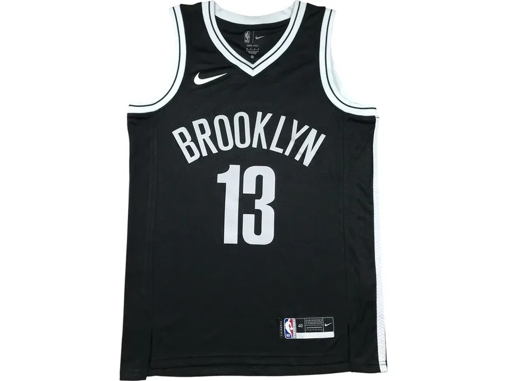 James Harden Brooklyn Nets Black Jersey - HypeFly India View 1