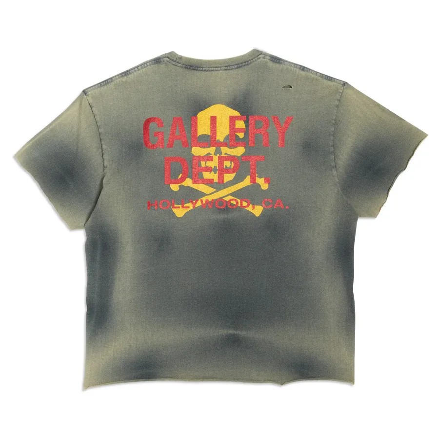 Gallery Dept. Zip T-shirt Vintage Black - HypeFly India View 1