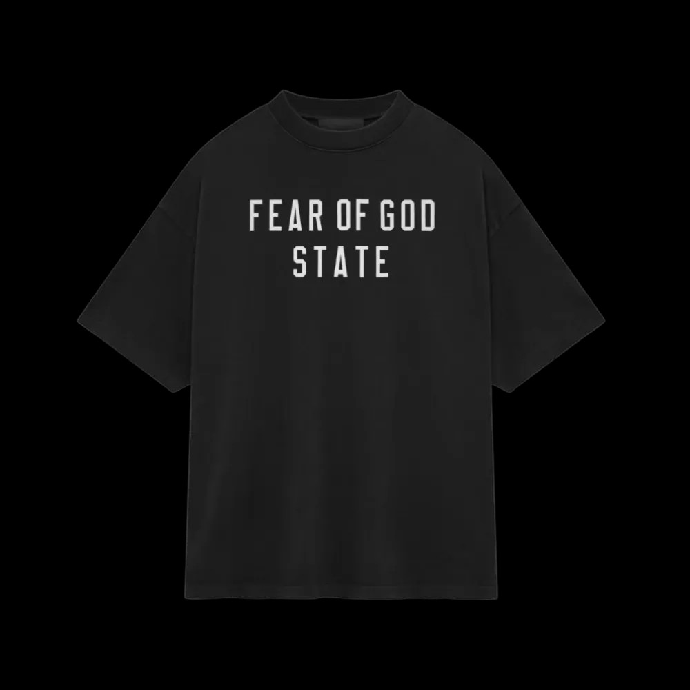 Fear of God Essentials Heavy Crewneck Tee - HypeFly India View 1