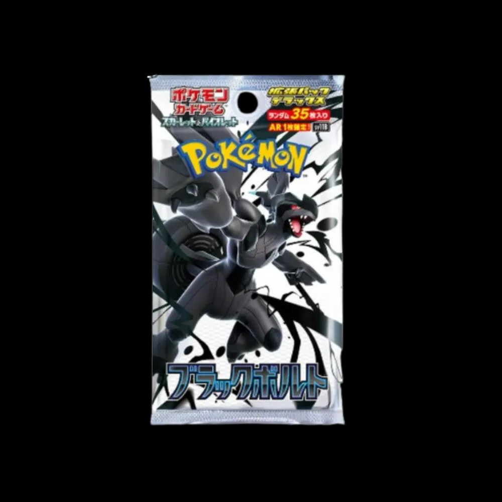 Pokemon Japanese Black Bolt Deluxe Booster Pack - HypeFly India View 1