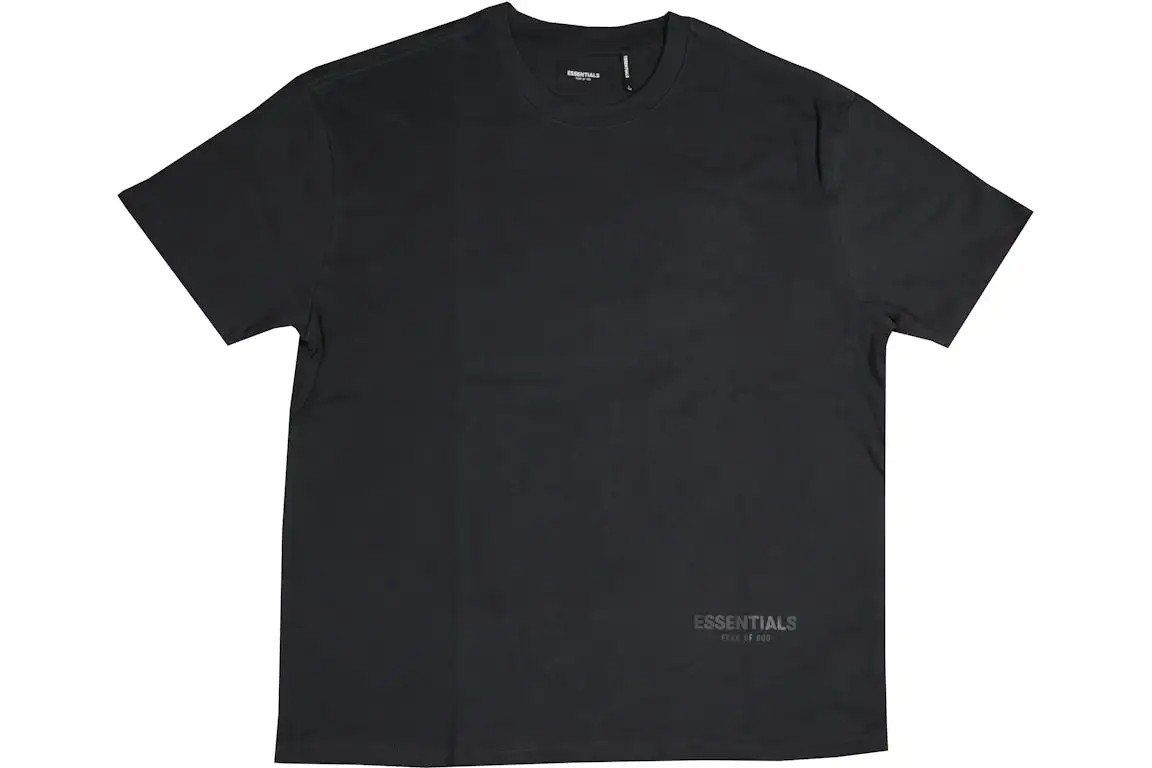 Fear of God Essentials 3M Logo Boxy T-shirt 'Black/White' - HypeFly India View 2