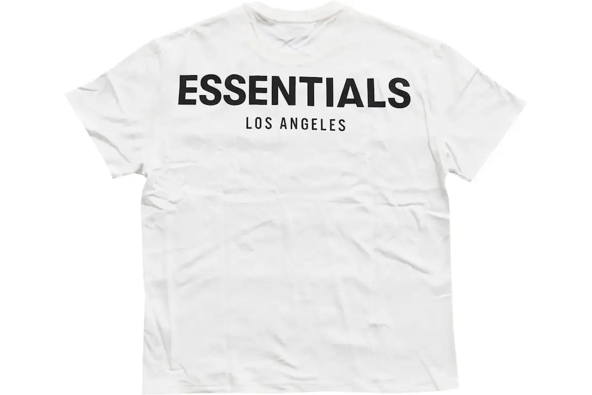 Fear of God Essentials 3M Boxy T-shirt White - HypeFly India View 1