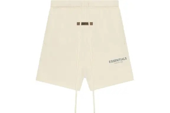 Fear of God Essentials Shorts Cream - HypeFly India View 1
