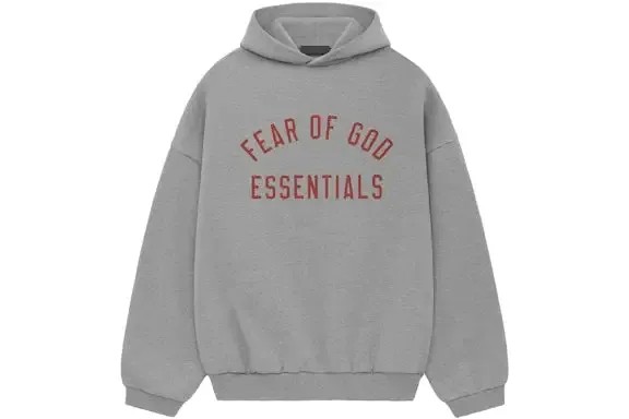 Fear of God Essentials Fleece Hoodie Dark Heather - HypeFly India View 1