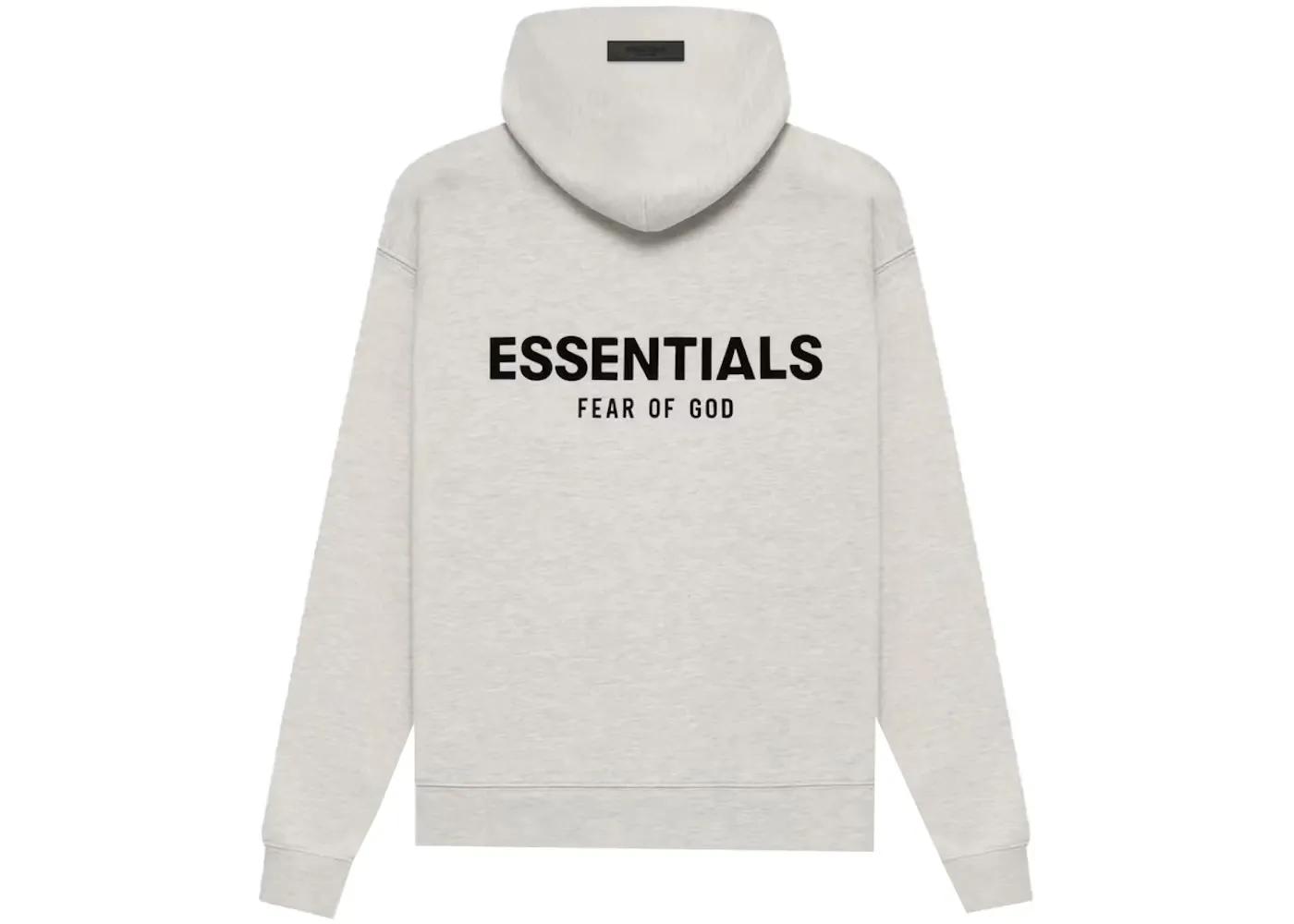 Fear of God Essentials Hoodie Light Oatmeal Hype Fly India