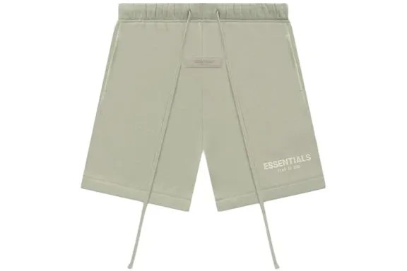 Fear of God Essentials Shorts 'Seafoam' - HypeFly India View 1