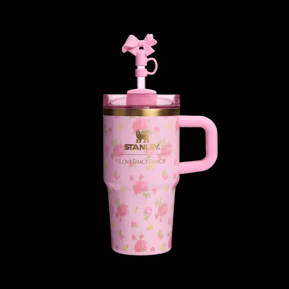 Stanley 1913 x LoveShackFancy Quencher H2.O FlowState™ Tumbler with Handle Ibiza Sunset - HypeFly India View 1