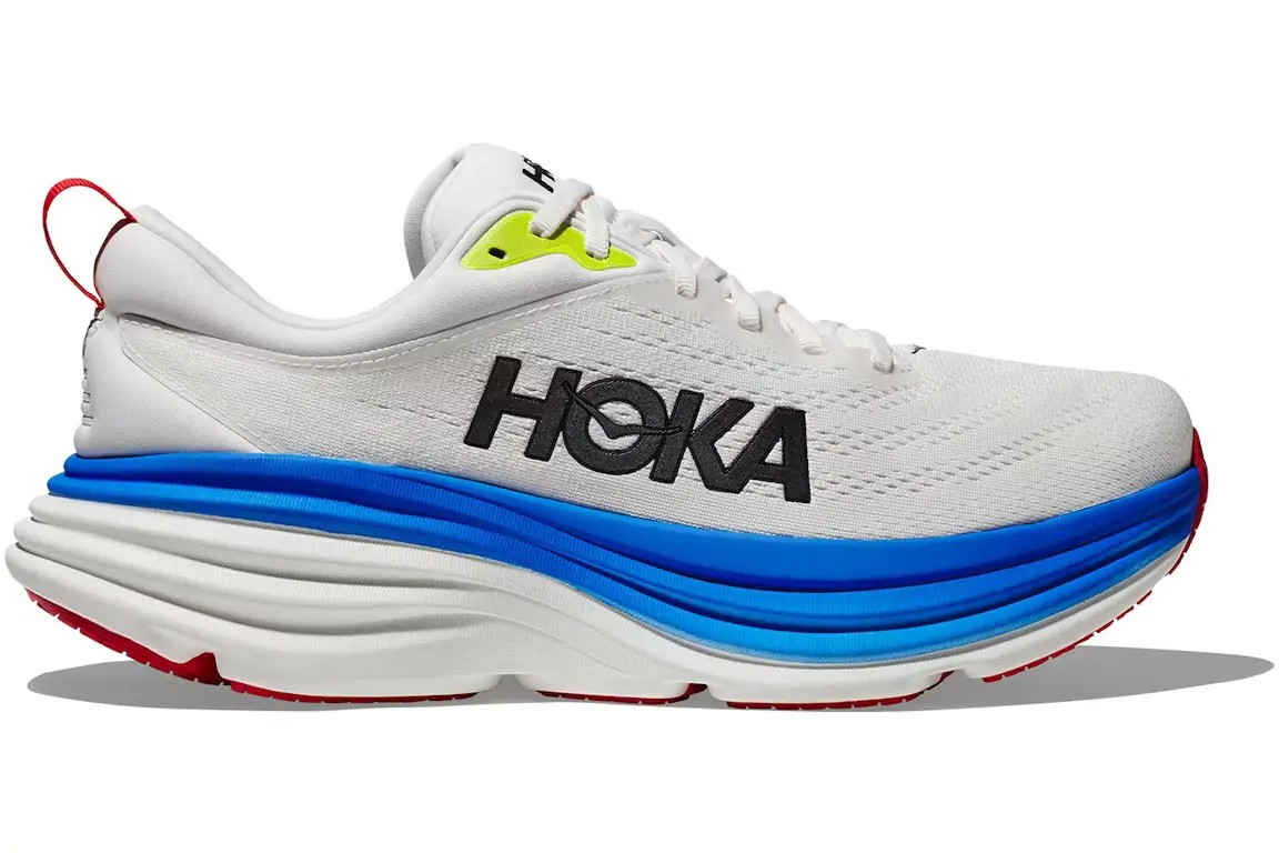 Hoka Bondi 8 Blanc De Blanc / Virtual Blue - HypeFly India View 1