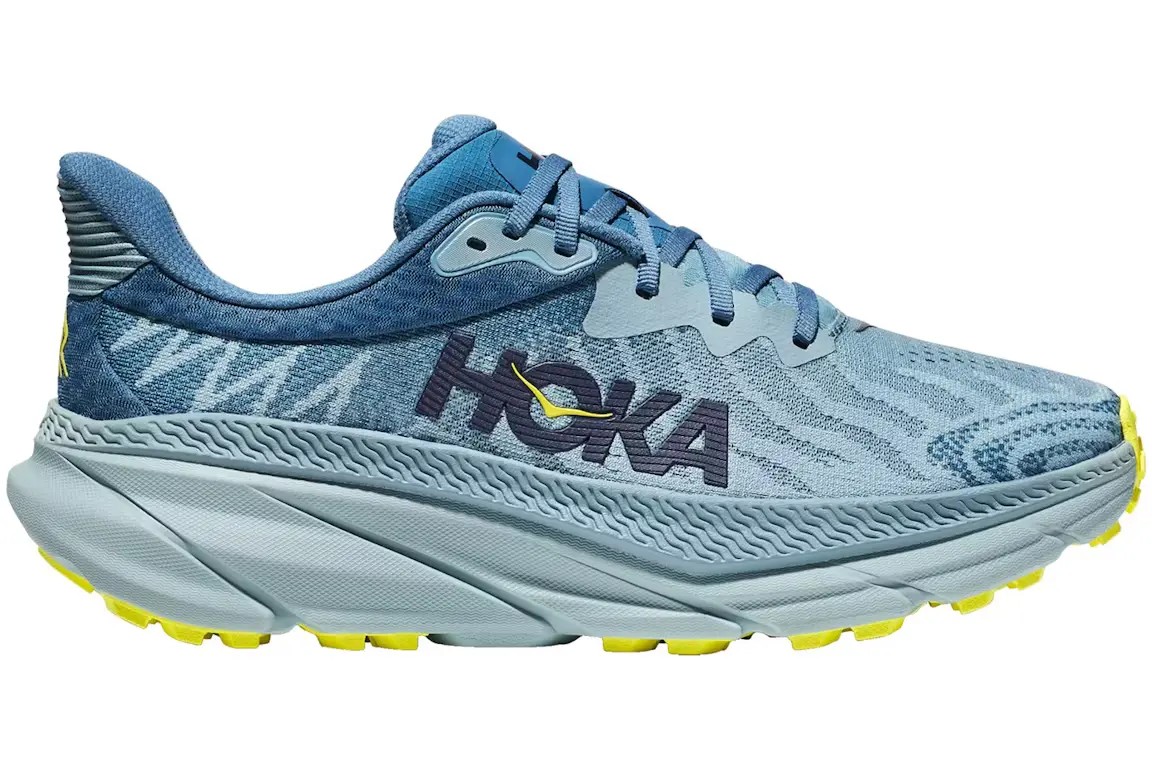 Hoka Challenger 7 Stone Blue/Evening Primrose - HypeFly India View 1
