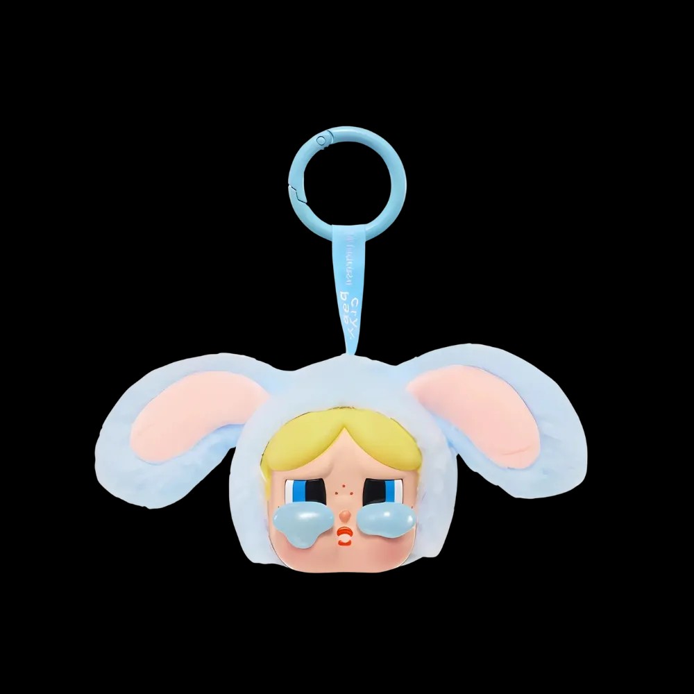 Pop Mart CRYBABY x Powerpuff Girls Series Bunny Bubbles Vinyl Face Plush - HypeFly India View 1