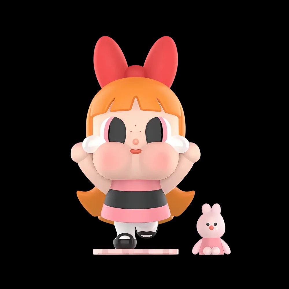 Pop Mart CRYBABY x Powerpuff Girls Series Blossom Figure - HypeFly India View 1