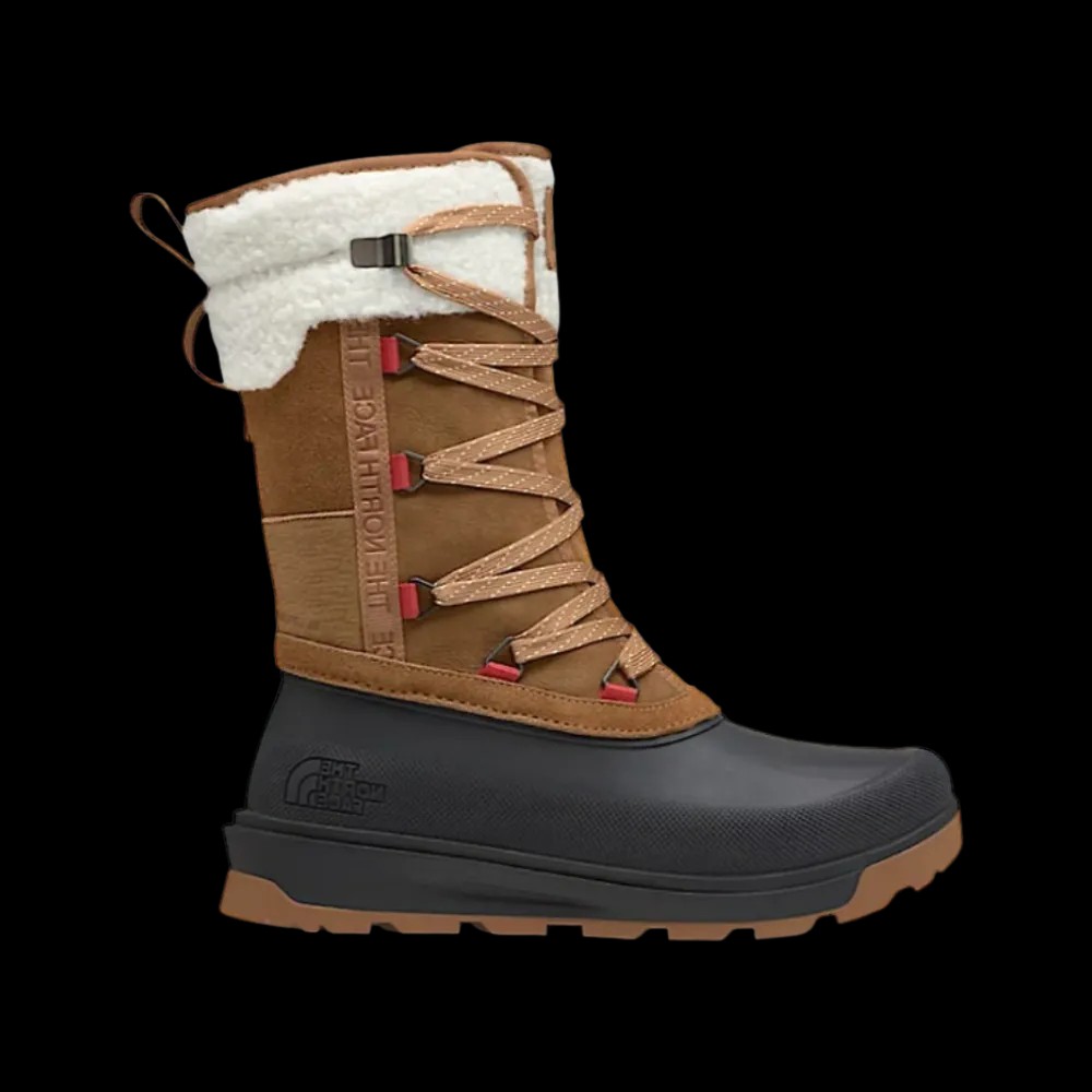 The North Face Womens Shellista Vi Mid Waterproof Boots Timber Tan Timber Tan/TNF Black - HypeFly India View 1