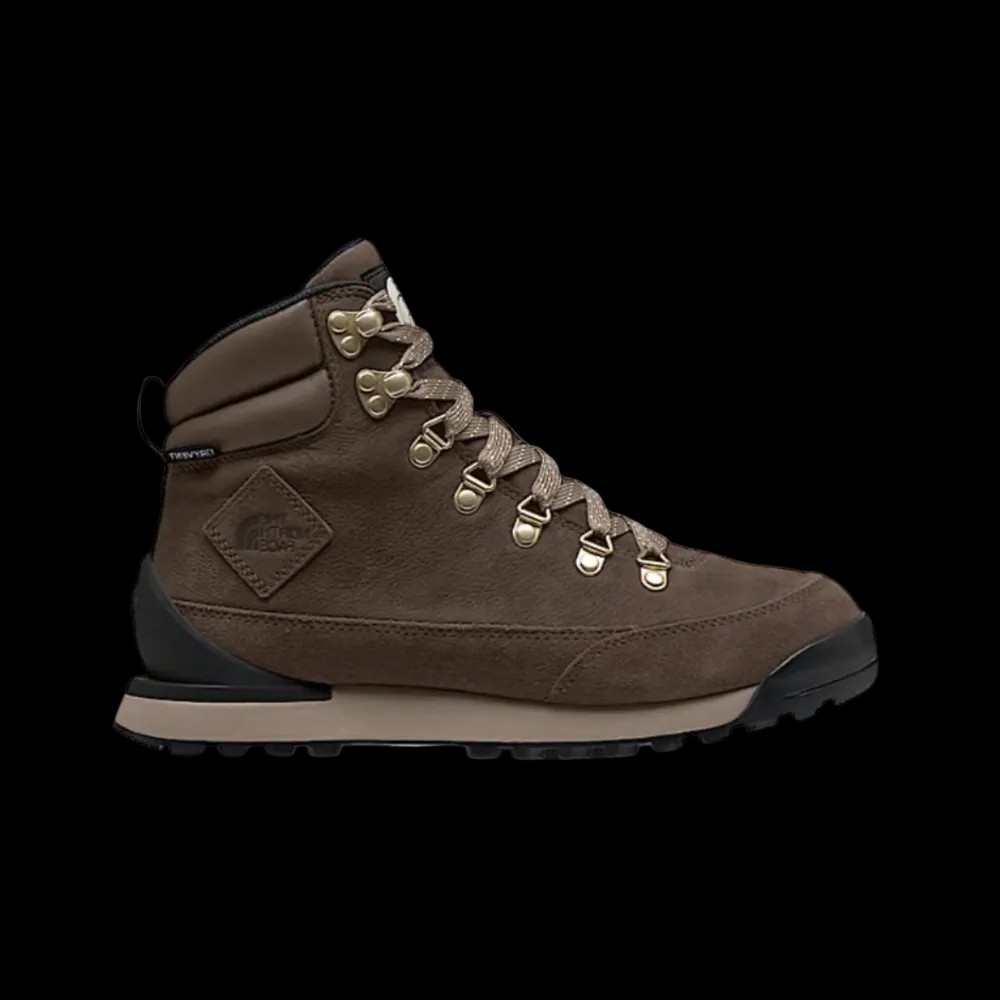 The North Face Womens Back-To-Berkeley Iv Leather Waterproof Boots Demitasse Brown/Garnet - HypeFly India View 1