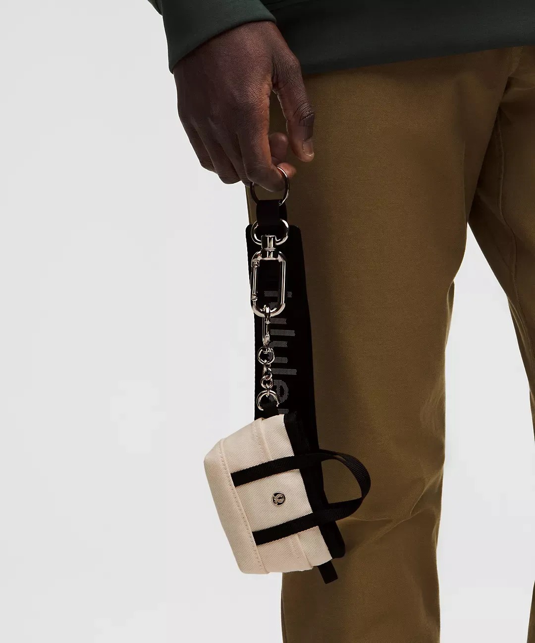 Lululemon Daily Multi-Pocket Nano Canvas Tote Bag Natural/Black - HypeFly India View 2