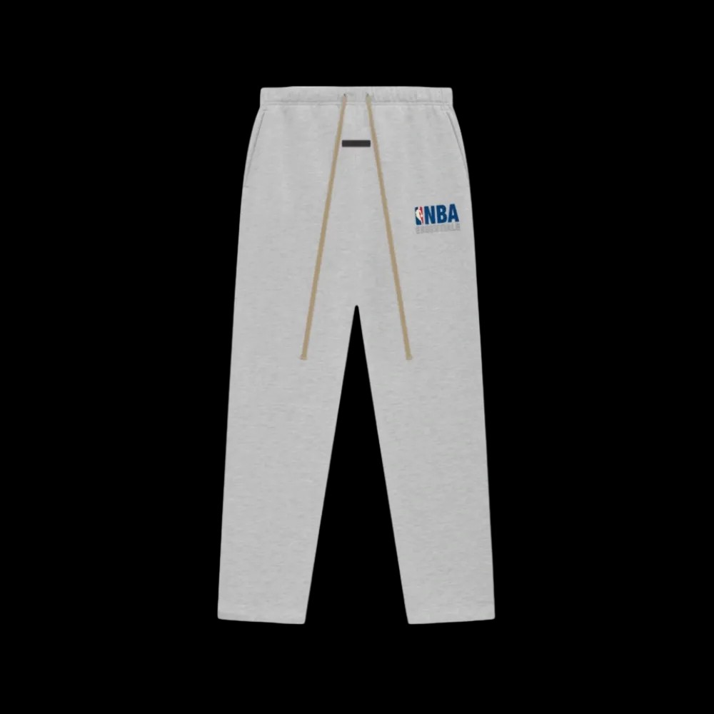 Fear of God Essentials NBA Relaxed Sweatpant Light Heather - HypeFly India View 1